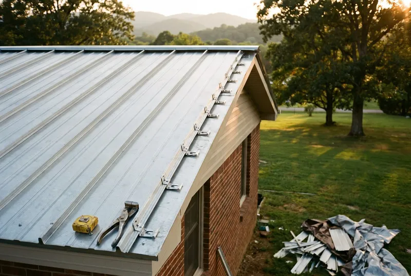 Standing seam roofs for Knox County homes (sample photo)